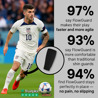 Kickzone FlowGuard™ – Integrierte Schienbeinschoner